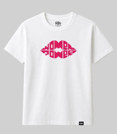 Rijb-Women-Power-tshirt-main-white