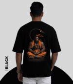 Rijb-hanuman-oversized-tshirt-with-model-back-side