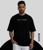 Rijb-kill-the-boy-oversized-tshirt-with-model-front-side