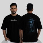 Rijb-mahadev-oversized-tshirt-front-and-back-side-with-model