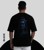 Rijb-mahadev-oversized-tshirt-model-back-side