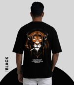 Rijb-lion-mindset-oversized-tshirt-with-model-back-side